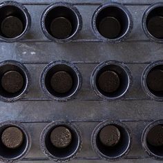 there are many cupcakes in the muffin pan