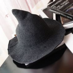 These adorable wool knit witch hats give off the perfect cozy vibes for your every day witch! Comfortable and durable you can wear them inside during daily divination or out on the town. Modern Witch Hat, Witch Accessories, Witchy Clothing, Modern Hat, Beautiful Witch, Witch Design, Halloween Witch Hat, Hedge Witch, Wool Hat Knit