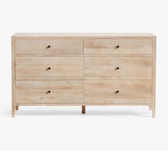 the chest of drawers is made from wood and has four drawers on each side, with two