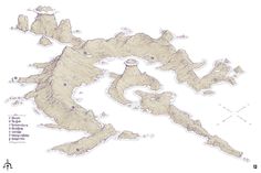 an image of a map that looks like it is made out of paper