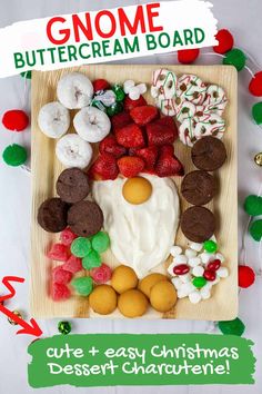 an easy christmas snack for kids to make with fruit dips and marshmallows