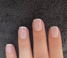 Sophisticated Nails, Natural Nails Manicure, Beauty Hacks Nails, French Manicure Nails, Subtle Nails, Simple Gel Nails, Casual Nails, Shellac Nails