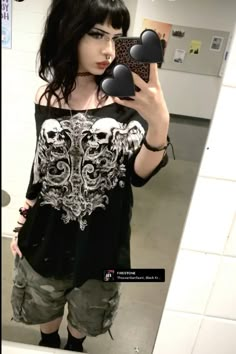 Goth Fits, Summer Outfits For Women, Cool Looks, Trendy Summer Outfits, Estilo Punk, Your Awesome