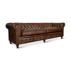 Brisben Chesterfield Sofa in Antique Whiskey Leather - World Interiors Counter Chair, Shabby Chic Living, Antique Sofa, Common Room, Counter Chairs, Chic Living, Vintage Sofa, Chesterfield Sofa, Industrial House