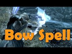 a video game with the words bow spell in front of an image of a man