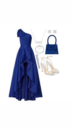 Blue Long Prom Dresses, Xv Dresses, Hot Prom Dress, Elegant Clothing, Looks Party, Long Prom Dresses, Black Prom Dresses