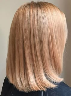 Strawberry Blonde Hair Color Ideas, Kort Bob, Blonde Hairstyle, Hair Blond, Cute Hair Colors, Blonde Hair Color Ideas