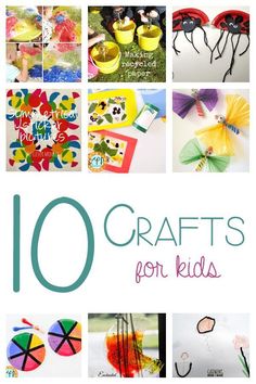 the top ten crafts for kids to make