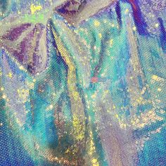 Iridescent Blue 3mm High-density Sequin Dress Fabric - OneYard Iridescent Contrast Sequin Fabric For Party Season, Blue Sequin Fabric For Party Season, Iridescent Sequin Fabric For Party Season, Blue Sparkling Sequin Fabric For Party, Glamorous Iridescent Sequin Fabric With Shimmer, Glamorous Iridescent Shimmer Sequin Fabric, Glamorous Iridescent Shimmering Sequin Fabric, Glamorous Iridescent Sequin Fabric With Glitter, Glamorous Iridescent Glitter Sequin Fabric