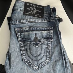 There Black Denim Good Condition Low Rise True Religion Jeans, Black True Religion Jeans Outfit, True Religion Jeans Outfit, Thrifting Inspiration, True Religion Jeans Men, Y2k Low Rise Jeans, Cute Online Clothing Stores, Clothes Jeans, Streetwear Jeans