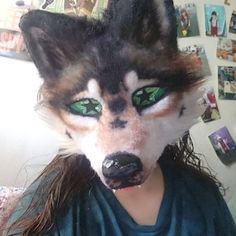 Coyote Mask, Dog Therian, Therian Wolf, Cat Therian, Felt Animal Masks, Therian Masks, Cat Masks