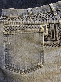 the back pocket of a pair of jeans