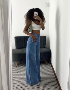 Summer Baddie Outfits, Dope Fashion Outfits, Summer Baddie, Cute Modest Outfits, Looks Party, Effortlessly Chic Outfits, Everyday Fashion Outfits, Boyfriend Denim, Looks Street Style