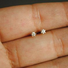 Pretty little things - perfect Christmas gifts! For baby girls, sisters, mother as well as all the guys who like jewelry! * Diamond Wt/Diamond Size (each stud): (Please select from 'Diamond Size' dropdown) > 0.01 ct / 1.3mm > 0.02 ct / 1.7mm > 0.03 ct / 1.95mm > 0.04 ct / 2.1mm > 0.05 ct / 2.3mm > 0.06 ct / 2.5mm > 0.07 ct / 2.6mm > 0.08 ct / 2.8mm > 0.09 ct / 2.9mm > 0.10 ct / 3.0mm * Diamond - H Color, Vs-Si Purity * Gold - 14K Solid Yellow Gold. (other colors ava Newborn Diamond Earrings, Baby Diamond Earrings, Dainty Hypoallergenic Diamond Earrings Round Cut, Dainty Hypoallergenic Round Cut Diamond Earrings, Dainty Hypoallergenic White Gold Diamond Earrings, Hypoallergenic 14k Gold Diamond Earrings In White Gold, Hypoallergenic Dainty Diamond Earrings Round Cut, Hypoallergenic Dainty Round Cut Diamond Earrings, White 14k Gold Single Diamond Earrings