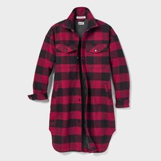 Women's Folklore Flannel Insulated Duster | Duluth Trading Company Bleacher Seats, Duluth Trading Company, Flannel Women, Duluth Trading, Bleachers, Winter Clothing, Football Games, Clothing Company, On Off