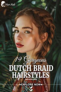 French Braid Loose Hair, 2 Braid Updo, Braided Hairstyles How To, Braid Medium Length Hair, Big Side Braid, Irish Hairstyle, Braided Hairstyles White, Dutch Braided Hairstyles, 2 Dutch Braids