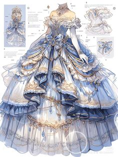 Aristocracy Fashion, Victorian Dress Drawing, Royalty Outfits, Old Fashion Dresses