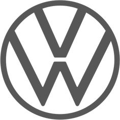 the volkswagen logo in a circle