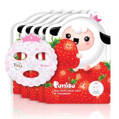 Introducing the Puttisu Facial Mask Sheet: Experience the wonders of real fruit extracts for beautifully moisturized skin. Our 100% soft cotton mask sheet is infused with natural essences from real fruits, soothing and hydrating your skin effortlessly. Key Features: -Perfectly sized for kids, no need to fold or cut to fit their faces. -Secure fit, ensuring the mask stays on while providing soothing and hydrating benefits. -Enjoy the adorable Puttisu character prints on the mask sheet for a fun e Fruit Facial, Vaseline Rosy Lips, Face Mask Sheet, Character Prints, Strawberry Box, Kids Spa, Kids Face Mask, Natural Essence, Moisturized Skin