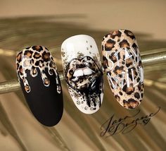 Leopard Print Nails Glitter, Tiger Nails Designs, Tiger Nail Art, Animal Print Nail Art, Leopard Print Nail Art, Summer 2024 Trends, Leopard Nail Art, Ombre Nail Art, Lux Nails