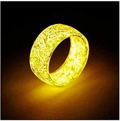 Silicon Glow In The Dark Thick Band Rings Various Sizes Available Glow Ring, Glowing In The Dark, Dark Rings, Dark Jewelry, Yellow Sun, Red Carpet Event, Resin Ring, Unisex Jewelry, Finger Ring