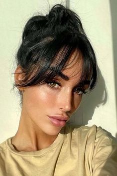 The It Girl Hair Trend: Curtain Bangs - Fringe Hairstyles, Haircuts For Long Hair, Curtain Bangs, Gorgeous Hair, Hairstyles With Bangs