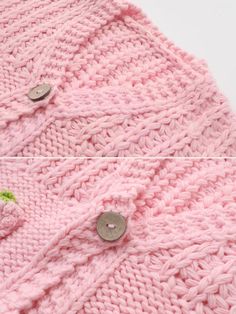 Stay warm and stylish this winter with our Shira Strawberry Knit Cardigan in Pink! This chunky knit cardigan features adorable strawberry pocket details and a relaxed, cropped fit. Stand out with the large button closure and easily layer it over your outfits for a cozy and cute look. Part of our Good Girl Things Winter Collection. Details: Shira Strawberry Knit Cardigan in Pink Color: Pink with strawberry pocket details Chunky knit for warmth and style Cropped length with a relaxed fit Large but Strawberry Knit, Ruffle Skirts, Floral Sandals, Girls Heels, Girl Things, Chunky Knit Cardigan, Good Girl, Summer Party Dress, New Tops