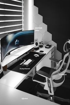 #EDIFIER #MR4Speakers #StudioMonitor #HomeAudio #HomeSpeakers #DeskSetup #SetupIdeas #SetupGoals #HomeDecor #Minimalist #LaborDay #Music #PlaylistGoals #Relaxation #MaximizeVibes #MusicPrints #Holidays #HomeDecoration #Roomtour Game Night Aesthetic, Gamer Room Design, Gaming Room Ideas, Gamer Aesthetic, Aesthetic Gaming, Aesthetic Game, Gaming Aesthetic