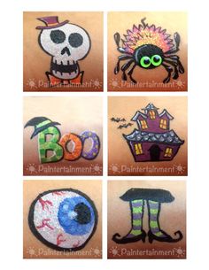 Halloween Cheek Art, Halloween Face Paint Ideas, Halloween Face Paint Designs, Face Painting Images, Diy Face Paint