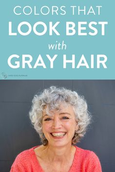 What colors look best with gray hair? This is a question all of us silver sisters ask ourselves. Colors that looked great on us before may no longer suit! Find out what Colors Look Best with Gray Hair in this post and find all sorts of gray hair inspiration on my website! Grey Hair Inspiration, Silver Sisters, Natural Gray Hair, Hair Tips, All Of Us, My Website, Hair Inspiration