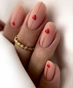 Fancy Nails, Chic Nails, Dope Nails, Valentine's Day Nails, Valentines Nails, Perfect Nails, Love Nails, Nude Nails, Nail Manicure