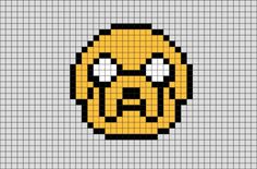 the face of an angry man made out of pixellated pixels, in yellow and black