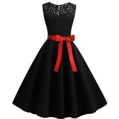 Robe Vintage<br> Dentelle Noir - Louise Vintage Style Année 80, Dresses 50s, Vestidos Retro, Vintage Party Dresses, Robes Vintage, Vintage Dress 70s, Stitching Dresses, Style Gothic, Work Dresses For Women