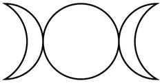 an image of three circles with one half in the middle and two at the top