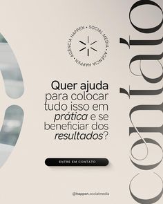 an advertisement with the words quer auda para colocar tuo isco en pratica se beneficar dos restuados?