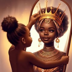 Black Women Warrior Art, Black Wonder Woman Art, Black Royalty Art, Black Queen Photoshoot, Black Queen Wallpaper, Black Artwork Inspiration, Black Queen Painting, Black Queen Art, May Aesthetic