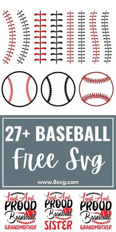 printable baseball svg files for cricut, silhouettes and other crafting projects