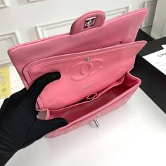 Description CC Large Classic Handbag Silver Hardware Pink For Women, Women’s Handbags, Shoulder Bags 11.8in/30cm Rep 1:1 Size: 19.5 × 30 × 10 cm/ 7.7 × 11.8 × 3.9 inches (Length x height x width) The Jumbo Classic Bag the main difference is the small interior space. When choosing the Jumbo size, consider whether the compartments are big enough to help you carry your daily essentials. For some fashionista’s, there is a second reason why they choose the Small Classic Bag. It can be due to the heig High-end Double Flap Shoulder Bag For Daily Use, Designer Double Flap Bag For Daily Use, High-end Double Flap Shopping Bags, Designer Double Flap Bags For Everyday Use, Shopping Bag With Removable Pouch And Double Flap, Designer Handheld Flap Bag For Daily Use, High-end Double Flap Shoulder Bag For Shopping, Chic Double Flap Bags For Daily Use, Designer Box Bag For Errands