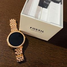 COPY - - I m selling my 1 year old smartwatch fossil 5E Fossil Women Watches, Stylish Watches For Women Classy, Fossil Smart Watch Women, Latest Watches For Women, Trending Watches For Women, Watch Women's Classy, Watches For Women Classy, Rado Watches Women