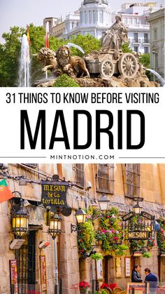 Visiting Madrid for the First Time? 31 Essential Travel Tips Madrid Nightlife, Madrid Itinerary, Toronto Travel Guide, Vancouver Travel Guide, Montreal Travel Guide, Madrid Spain Travel, Nashville Travel Guide, New Orleans Travel Guide, San Francisco Travel Guide