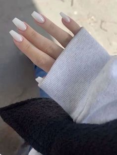 Basic Nails, Casual Nails, Classy Acrylic Nails, Soft Nails, Nail Swag, Neutral Nails, Girls Nails, Classy Nails, Chic Nails