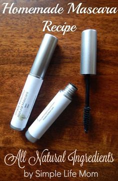 A Homemade Mascara recipe made with all natural ingredients that really works. It doesn't run, thickens and lengthens lashes and is easy to make. Mascara Mascara Recipe, Beauty Hacks That Actually Work, Coffee Facial, Savon Diy, Homemade Lotion, Home Remedies For Hair