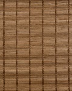 a close up view of bamboo blinds with lines on the bottom and sides in brown