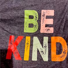 Very Soft T-Shirt In Sizes Small-2xl Be Kind, Womens Tops, Tops & Tees, Grey, Women Shopping, T Shirt, Color