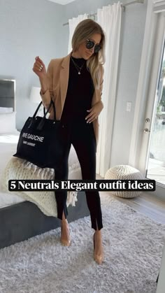 Diner Outfits, Elegant Outfit Ideas, Outfits Comfy, Women's Workwear Fashion, Fashionable Work Outfit, Simple Fall Outfits, Look Formal, Chique Outfits, Business Outfits Women