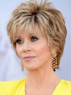 Short Shaggy Hair, Jane Fonda Hairstyles, Short Shaggy Haircuts, Shaggy Short Hair, Shaggy Hair, Short Shag Hairstyles, Long Hair Wigs, Spiked Hair, Short Wedding Hair