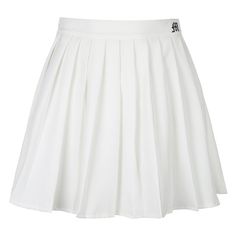 F00038970-102 Egirl Skirt, Korean Streetwear Fashion, Punk Skirt, Embroidery Mini, Preppy Skirt, Short Pollera, Rok Mini, Pleated Skirt Short, White Pleated Skirt