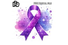 a purple ribbon with stars on it and the words pnc digital file above it