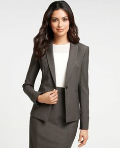 My work style... Ann Taylor Professional Dress For Women, Business Professional Dress, Professional Work Outfit, Pant Suit