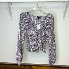 Nwt! Express Twist Front Top In A Size Small. Comes From A Smoke Free Environment. Bundle Your Likes For A Discount And Discounted Shipping! Posh Ambassador, Fast Shipping! Purple Long Sleeve Tops For Night Out, Purple Long Sleeve Blouse For Night Out, Purple Long Sleeve Trendy Tops, Trendy Long Sleeve Purple Top, Trendy Purple Long Sleeve Tops, Purple Tops For Night Out In Spring, Casual Purple Top For Party, Casual Purple Party Top, Purple V-neck Blouse For Night Out